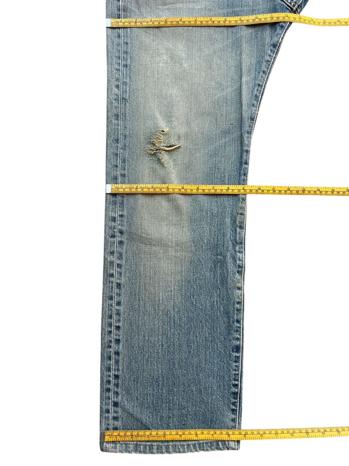 Edwin Vintage Edwin 505 Selvedge Distressed Denim Jeans 31x29 Size US 31 - 15 Thumbnail
