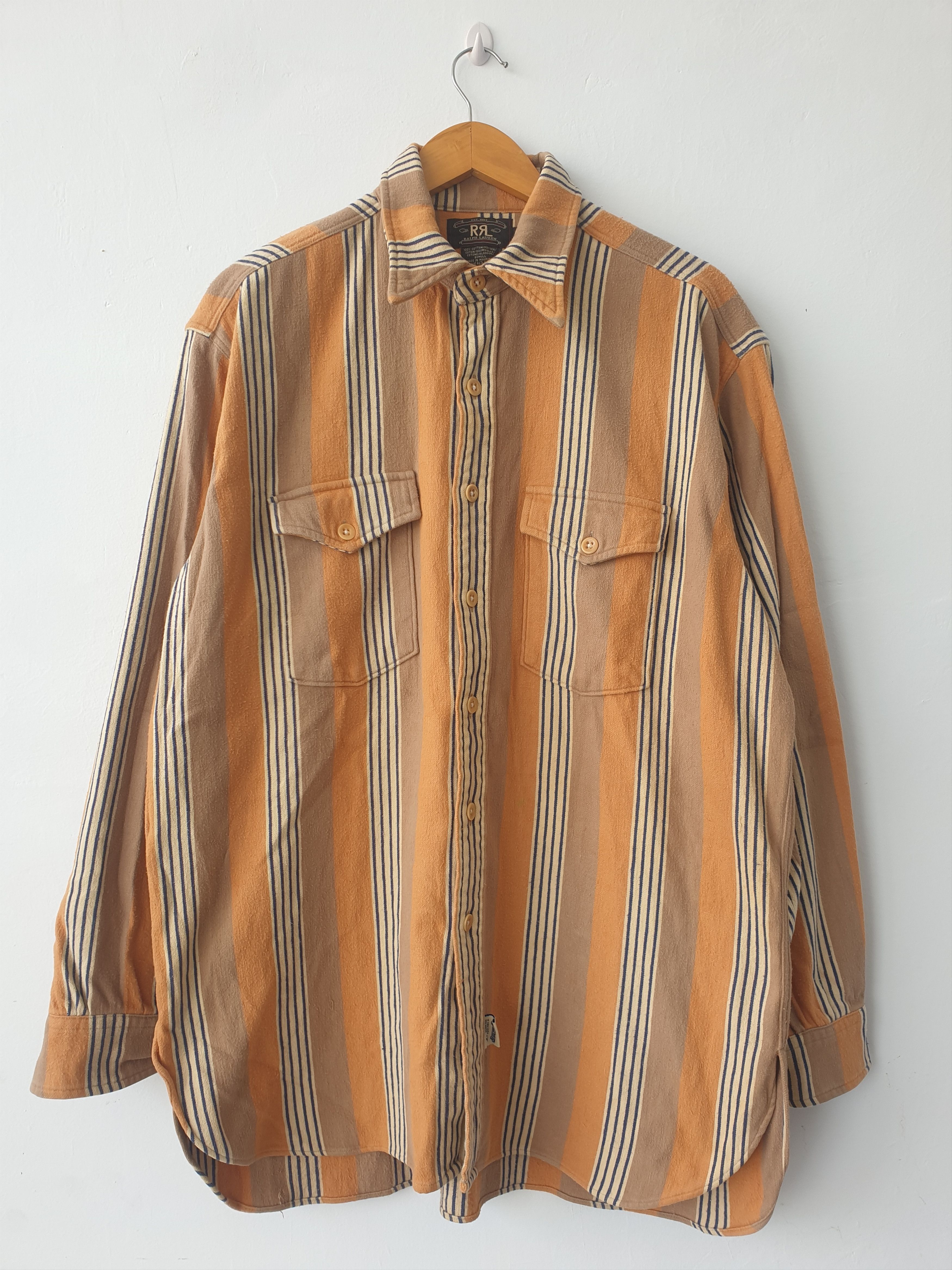 Flannel × Polo Ralph Lauren × RRL Ralph Lauren vintage flannel double RL Size US L / EU 52-54 / 3 - 1 Thumbnail