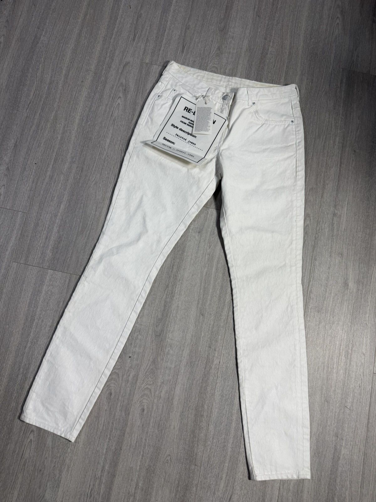 H&M × Maison Margiela Maison Martin Margiela × H&M Re-Edition Painted Jeans Size 27" / US 4 / IT 40 - 2 Thumbnail