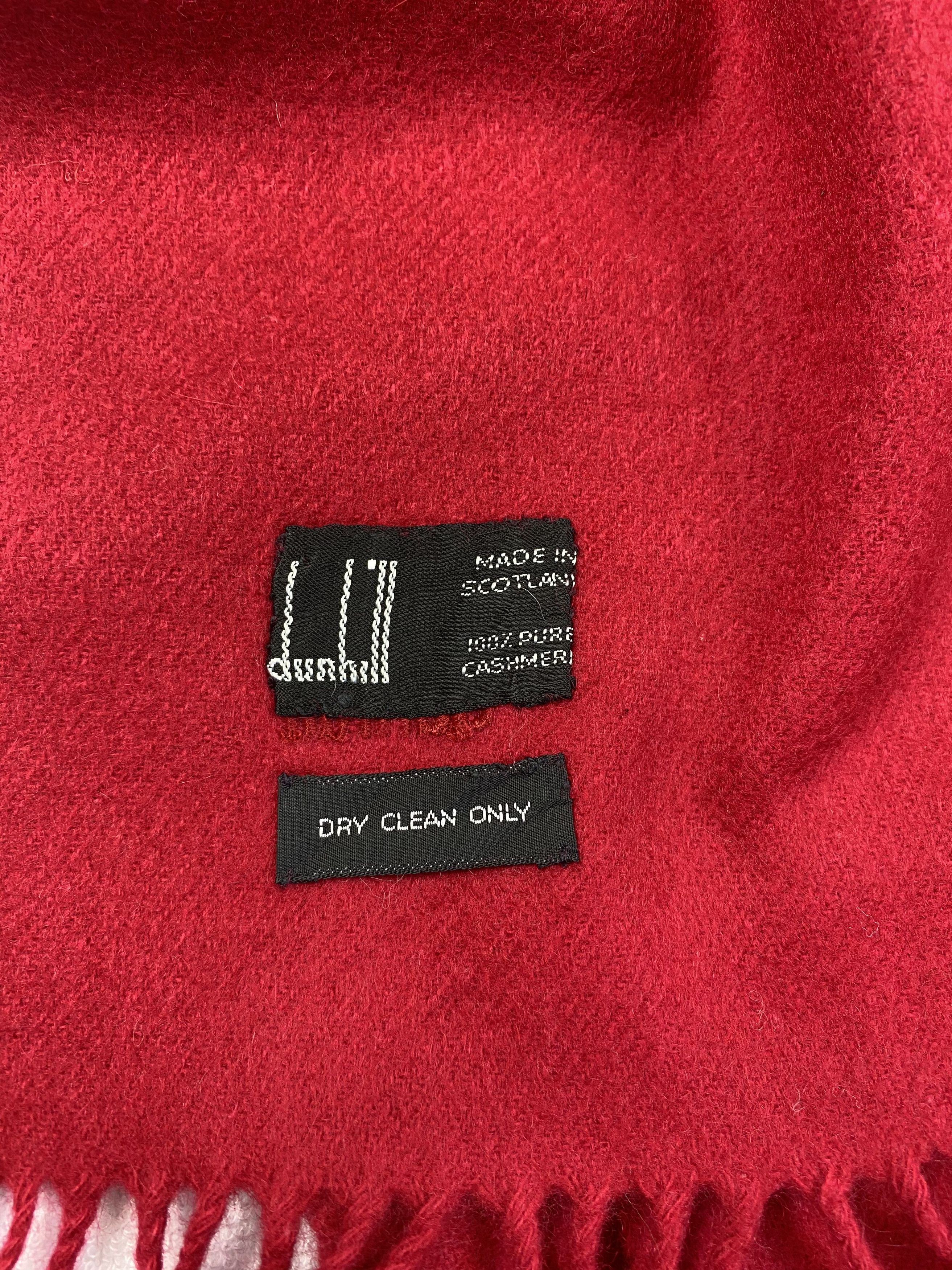 Alfred Dunhill Alfred Dunhill Cashmere Scarf / Muffler / Neckwear Size ONE SIZE - 6 Thumbnail