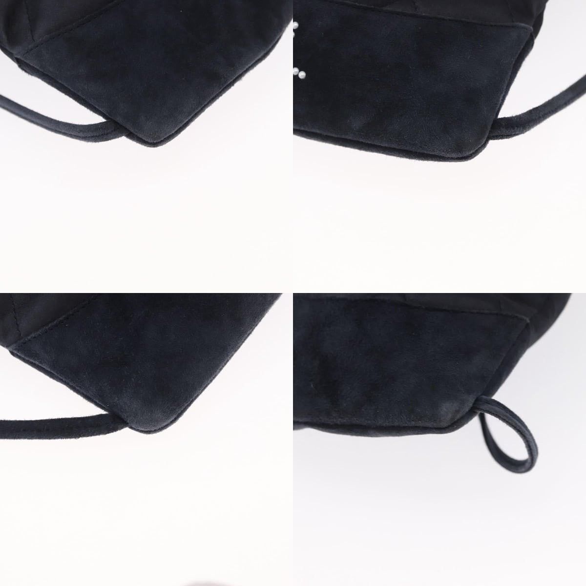 Chanel Chanel Matelasse Backpack Satin Navy CC Size ONE SIZE - 5 Thumbnail
