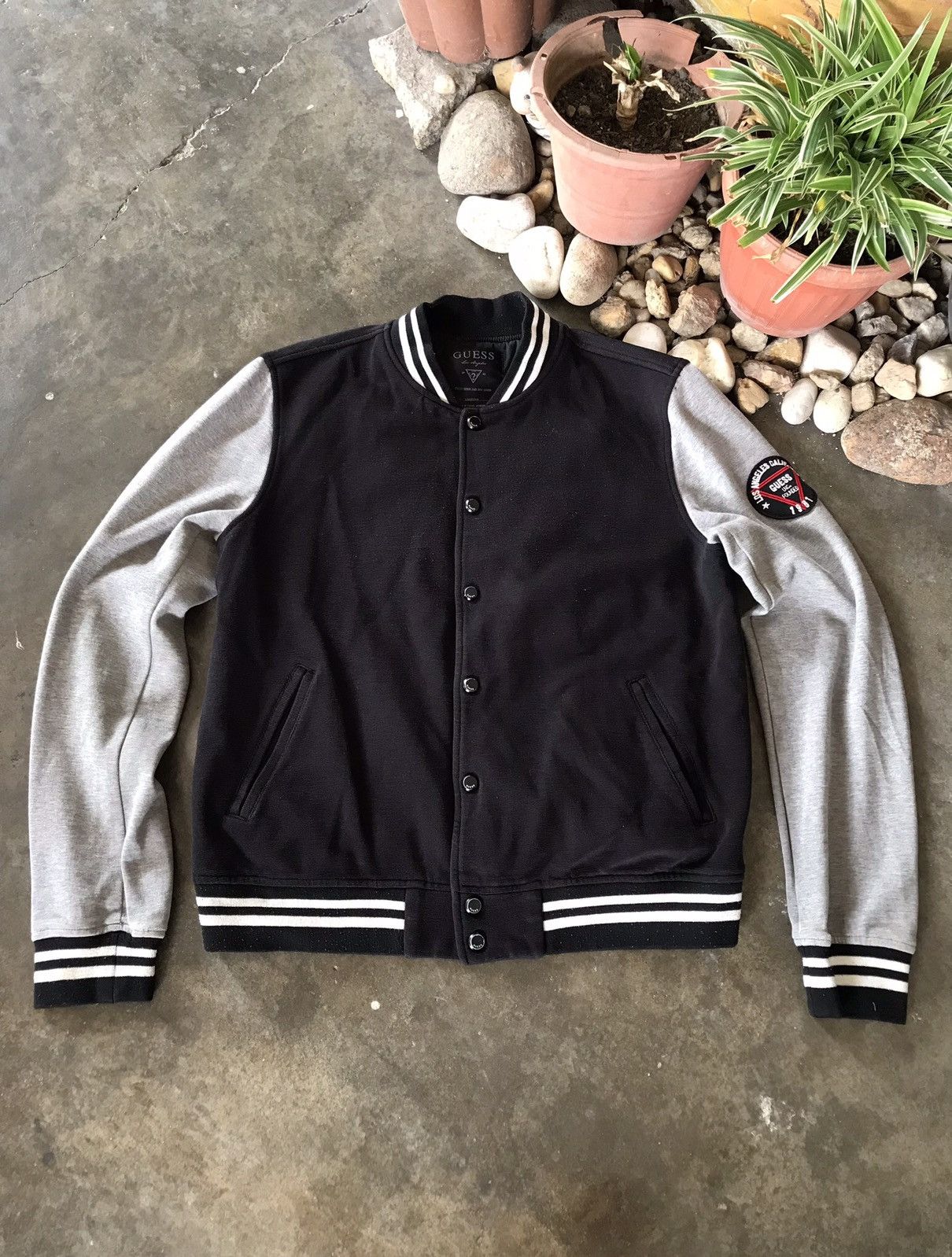 Guess VINTAGE Guess L.A 1981 Varsity Jacket 🔥 Size XL / US 12-14 / IT 48-50 - 11 Thumbnail