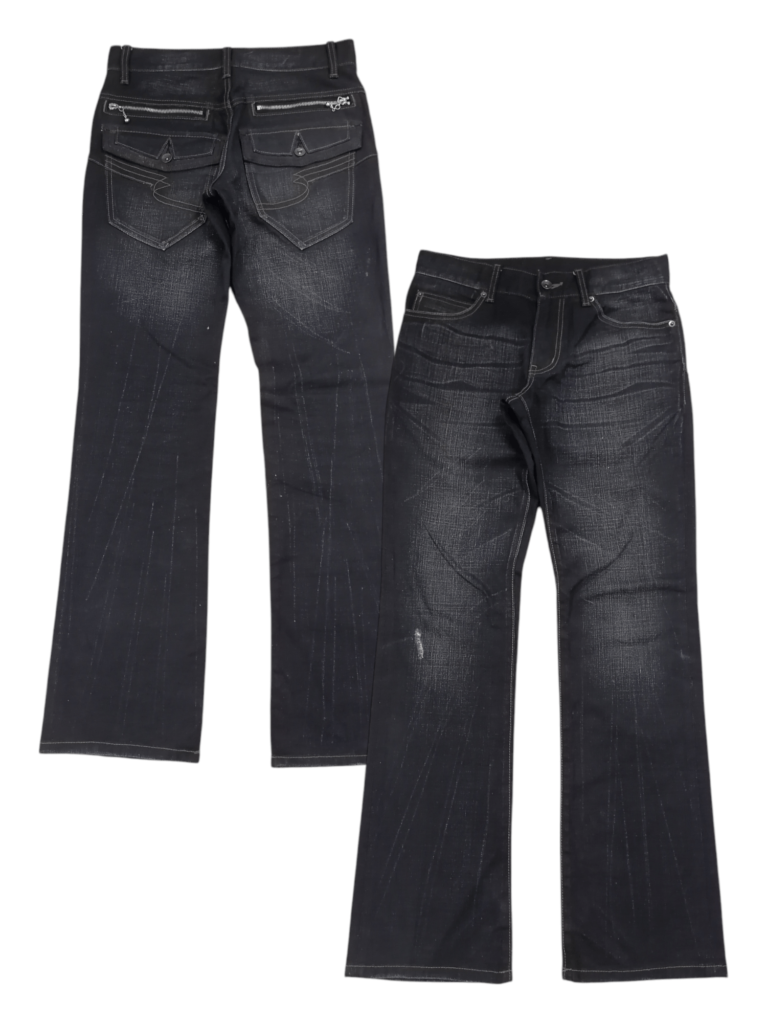 Size 34x33 Semantic Design Japan Splatter Bleach Paint Jeans