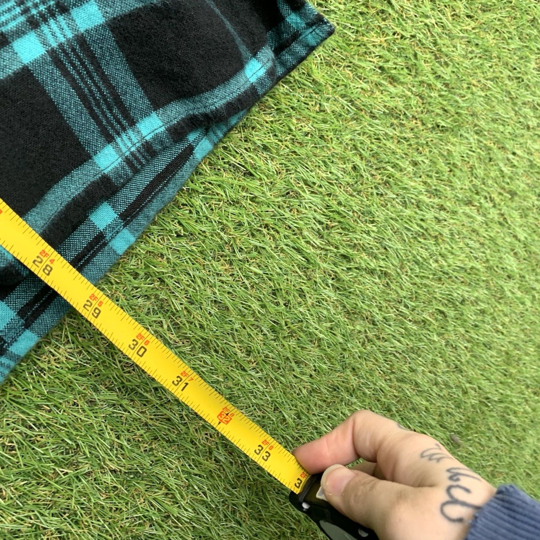 Dickies VINTAGE Dickies Flannel Shirt Mens M Green Plaid Button Up Workwear Casual y2k Size US M / EU 48-50 / 2 - 5 Thumbnail