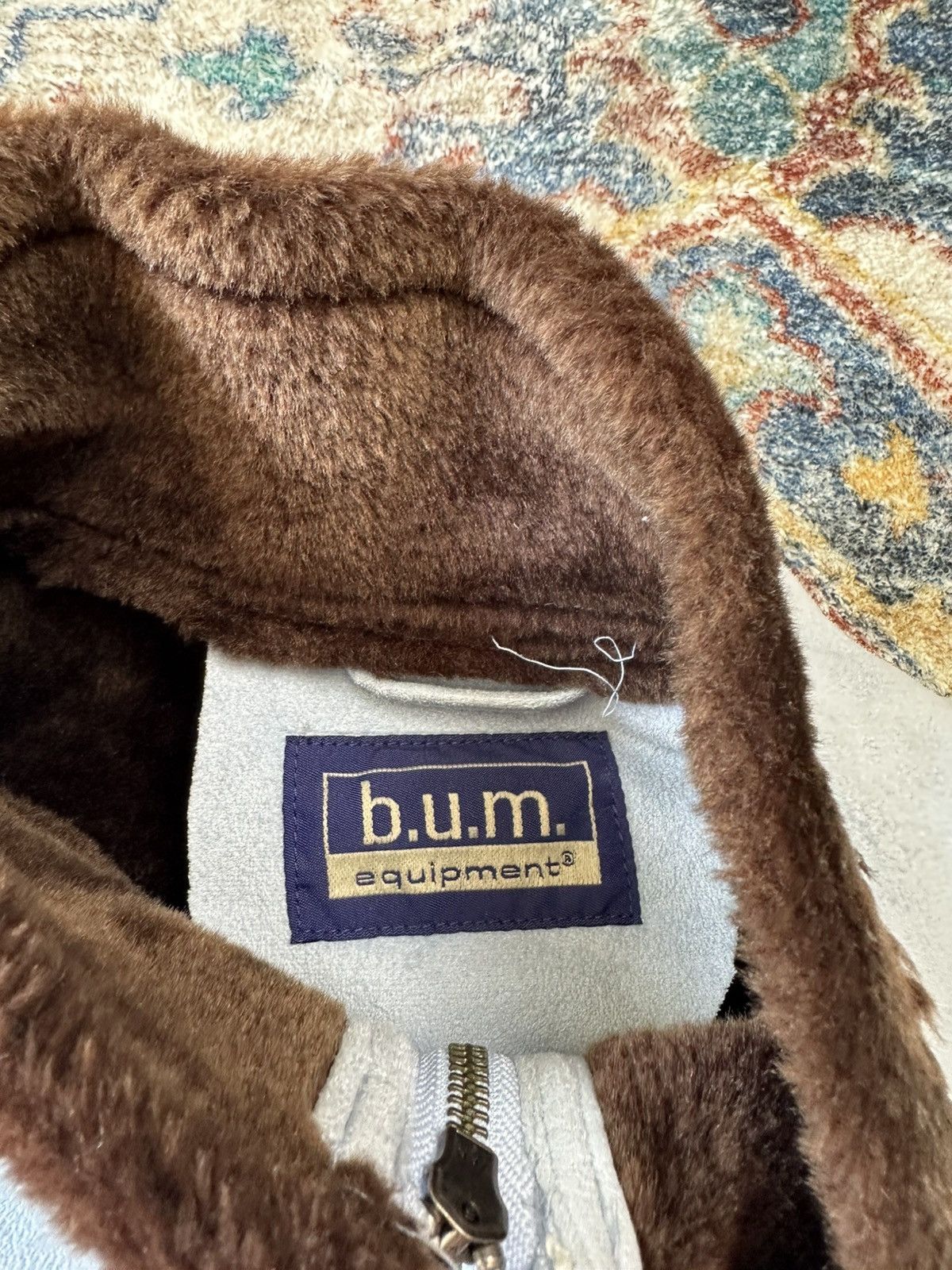 B.U.M Equipment Vintage B.U.M Equipment Blue Suede Zip-up Jacket Medium Size M / US 6-8 / IT 42-44 - 3 Thumbnail