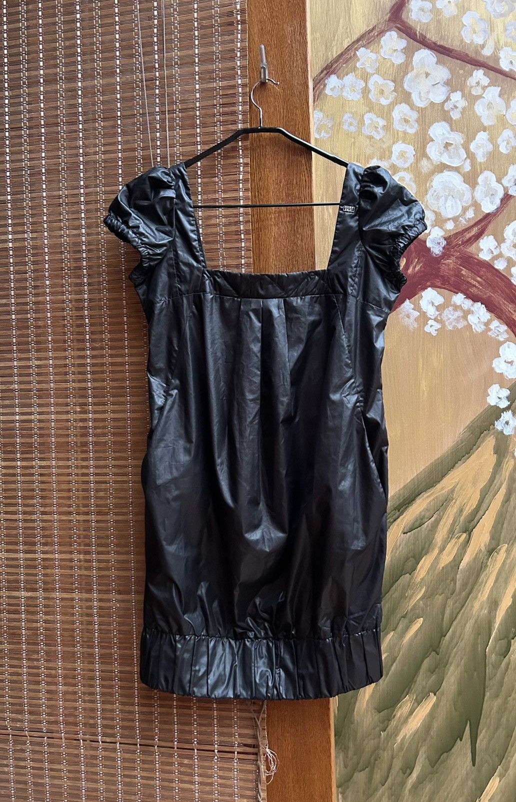 Miss Sixty × Vintage Vintage Y2k Miss Sixty Black Nylon Mini Dress Size M / US 6-8 / IT 42-44 - 1 Thumbnail