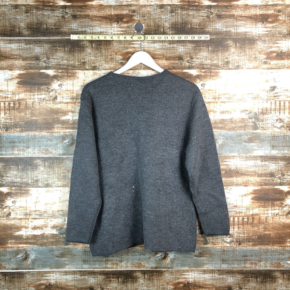 Homespun Knitwear × Japanese Brand Japanese Brand Grey Cardigan Knitwear #A2375 Size US M / EU 48-50 / 2 - 12 Thumbnail