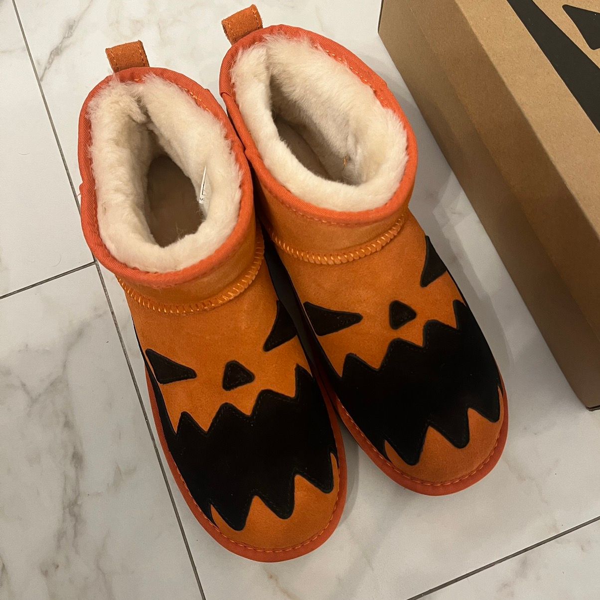 Pre-owned Ugg S X 730 Footwear Boots In Orange