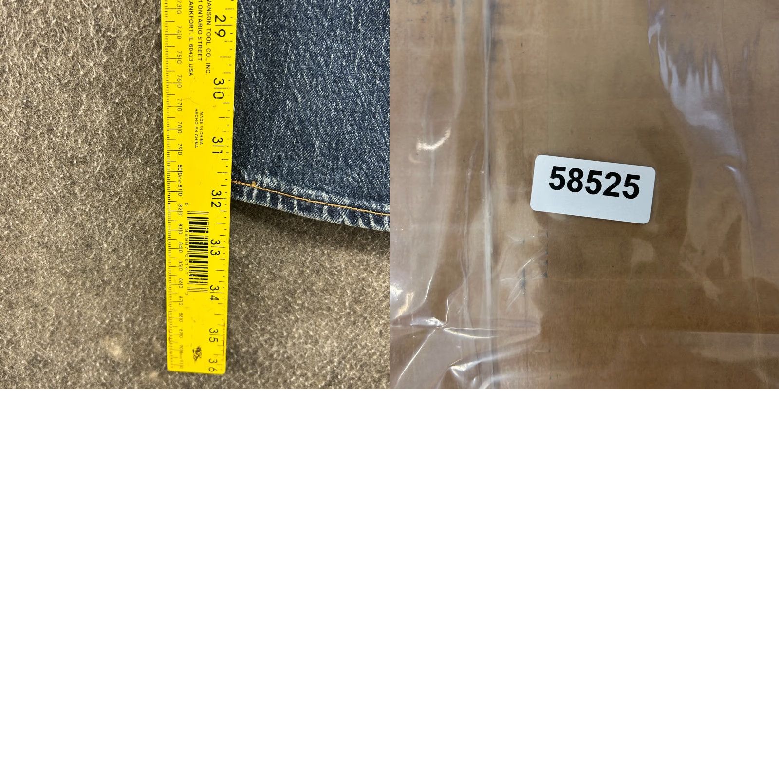 Levi's Levis Jeans Mens 36x32 Blue Tapered Leg Slim Fit Dark Wash Stretch Premium Size US 36 / EU 52 - 9 Thumbnail