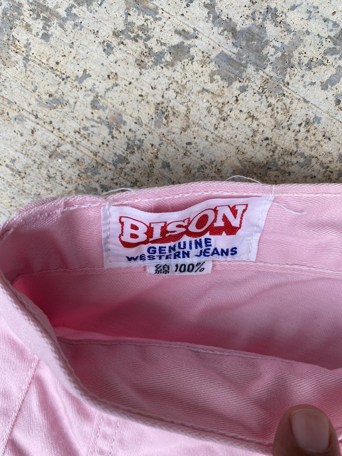 Japanese Brand Vintage Bison bell bottom flare pants Size 29" - 8 Thumbnail