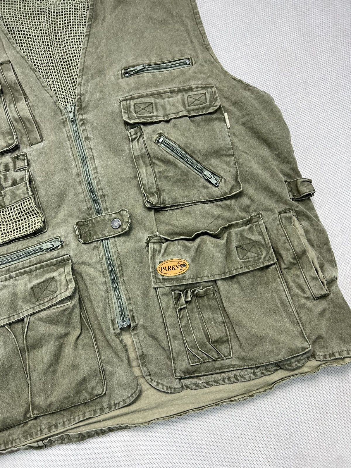 Vintage Tactical Vest Parks vintage multi pocket army Size US XL / EU 56 / 4 - 2 Thumbnail