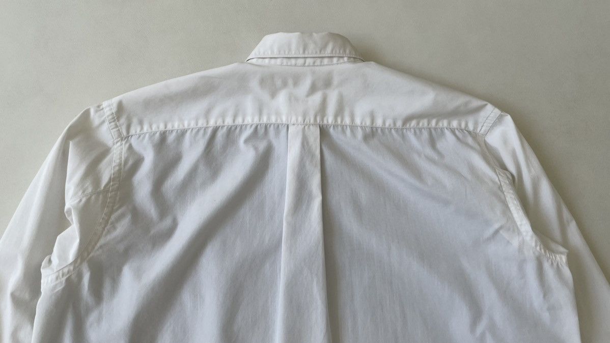 Comme des Garcons Blue/White Stripe Shirt With ‘Splat Print’ Size US M / EU 48-50 / 2 - 13 Thumbnail