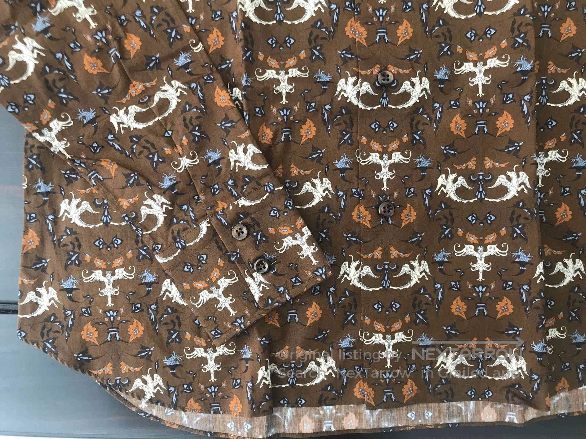 Brioni Italian Brioni Floral Pattern Shirt. Size US S / EU 44-46 / 1 - 4 Thumbnail