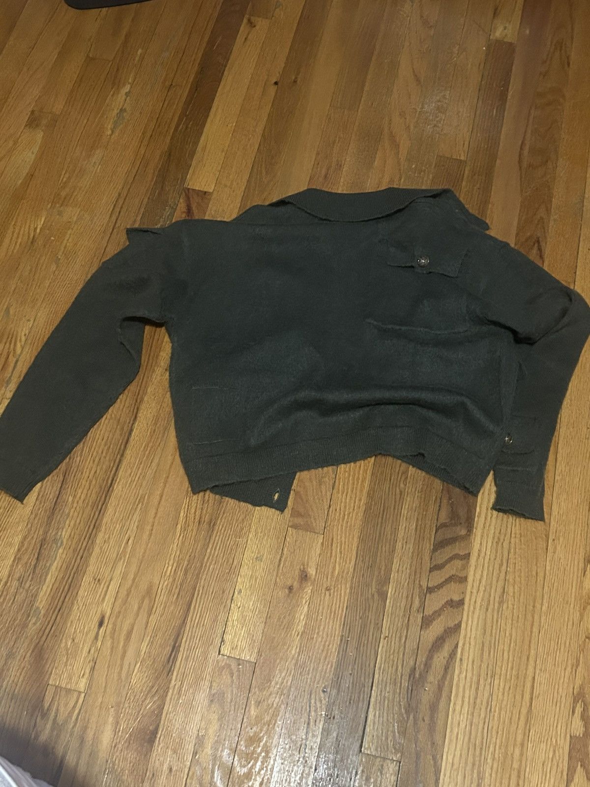 Kody Phillips Green mohair cardigan Size US S / EU 44-46 / 1 - 6 Thumbnail