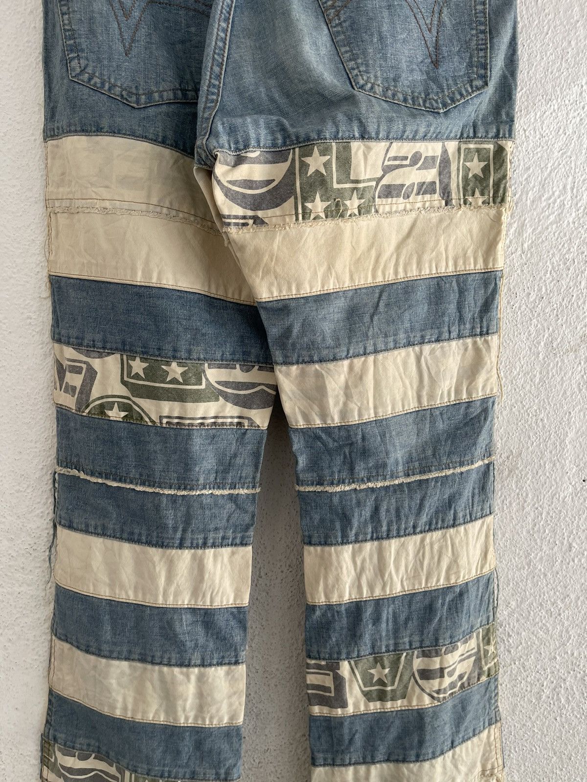 Hysteric Glamour Hysteric Glamour Kinky Hagi Patchwork Distressed Size US 28 / EU 44 - 8 Thumbnail