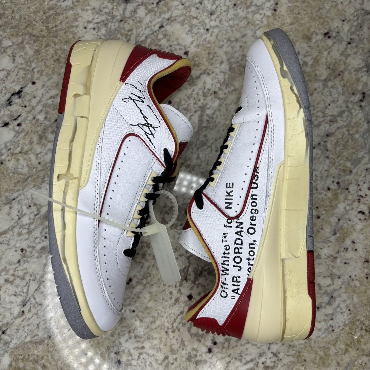 Jordan Brand × Off-White Size 12 - Jordan 2 Retro Low SP Off-White Varsity Red VNDS Size US 12 / EU 45 - 13 Thumbnail