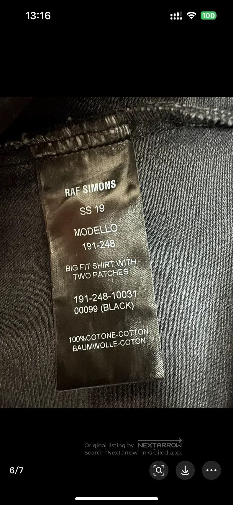 Raf Simons Raf Simons 19ss portrait shirt Size US M / EU 48-50 / 2 - 4 Thumbnail