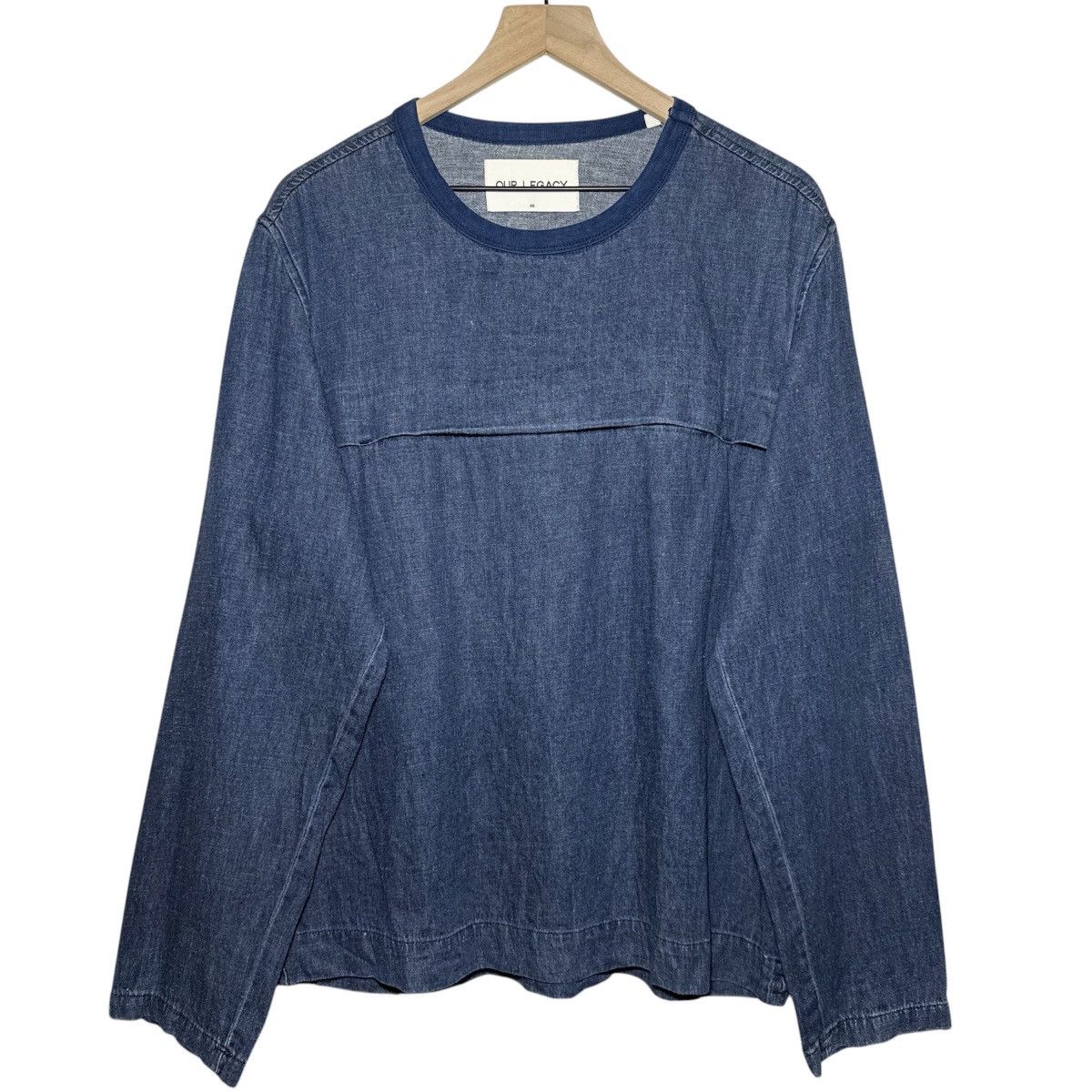 Our Legacy Our Legacy SS15 ‘Indigo’ Long Sleeve Crew in Blue Size US S / EU 44-46 / 1 - 1 Thumbnail