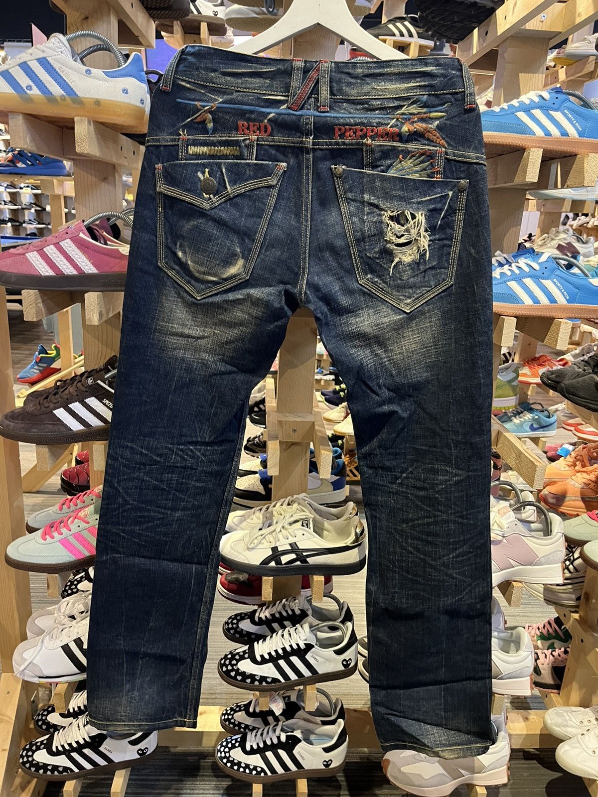 If Six Was Nine × Le Grande Bleu (L.G.B.) Red Pepper Gold Label Jeans Size US 32 / EU 48 - 1 Thumbnail