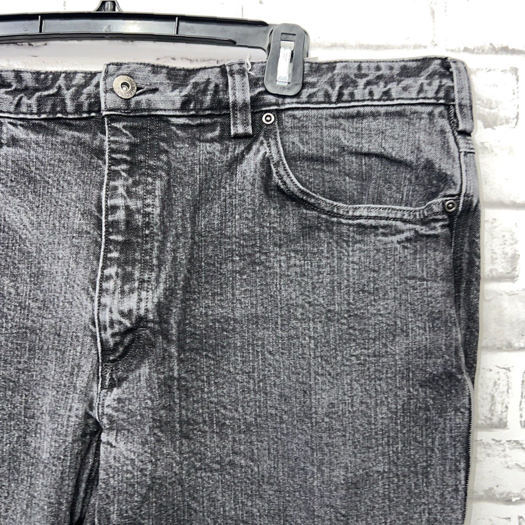 CO Duluth Trading Co Jeans Gray Mens 40x30 Flex Ballroom Straight Regular NG? Size US 40 / EU 56 - 2 Thumbnail