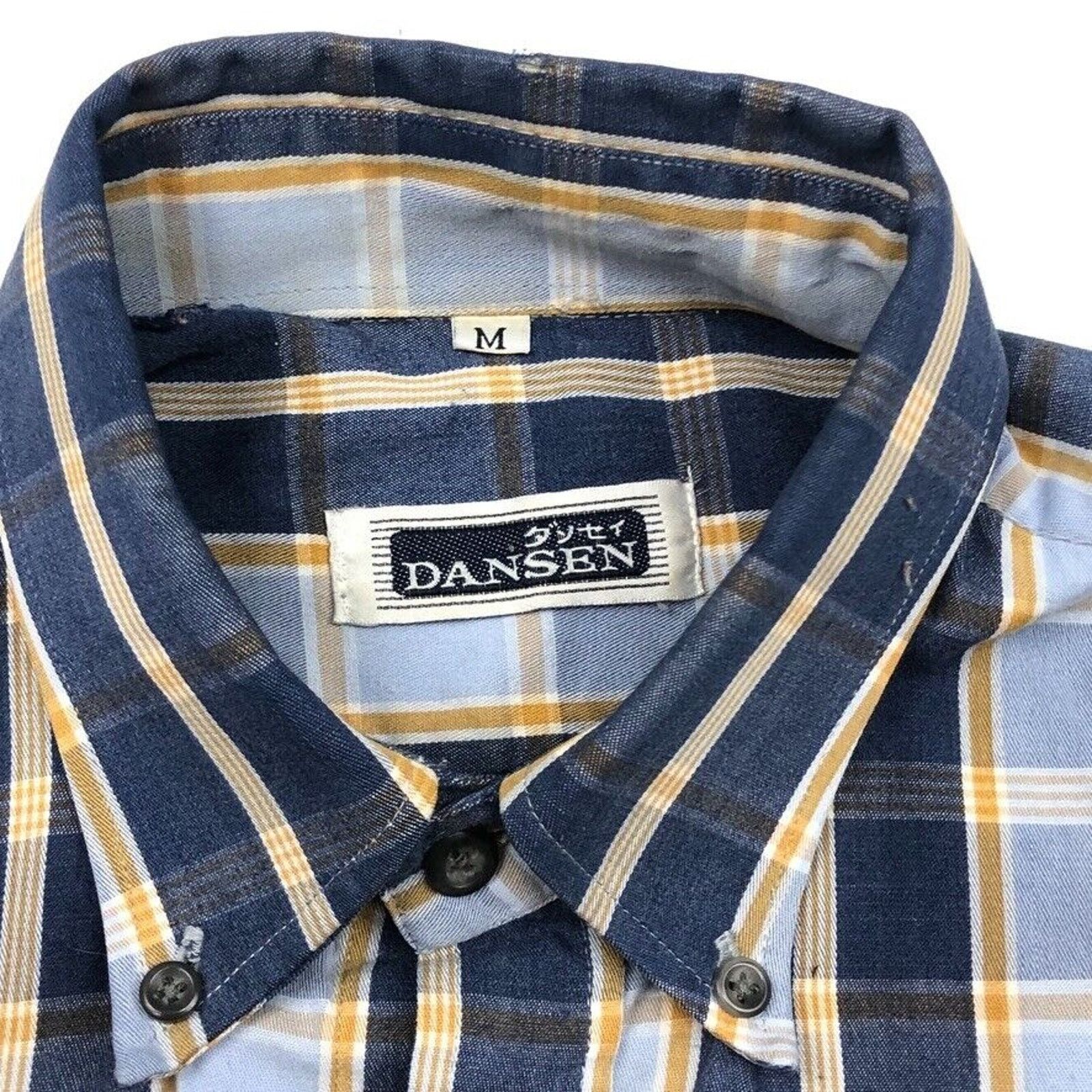 Japanese Brand × Vintage Vintage 80s Dansen Japanese Button Casual Shirt Top Medium Size US M / EU 48-50 / 2 - 3 Thumbnail