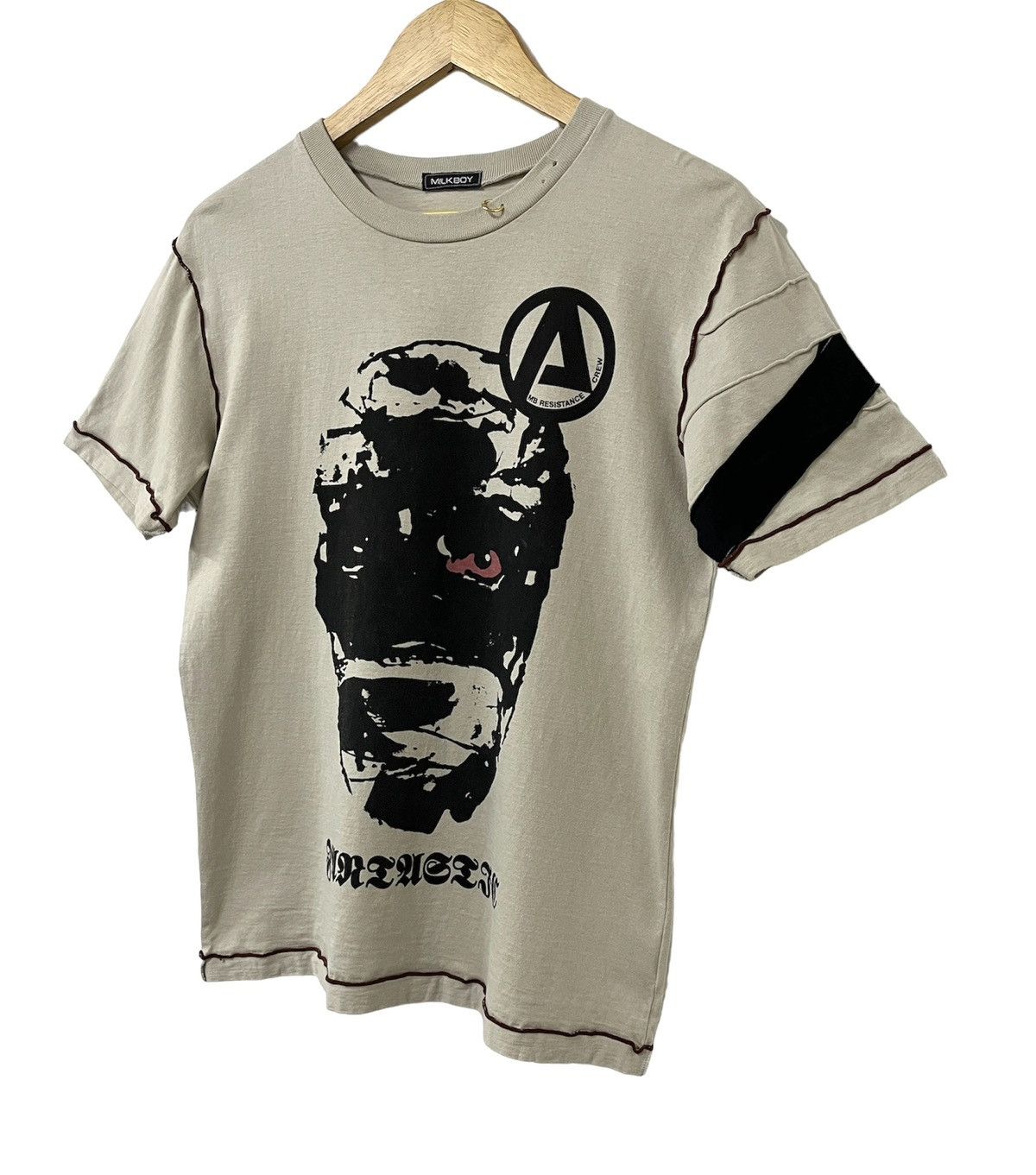 20471120 MILK BOY SEDITIONARIES SKULL PUNK JAPAN BRAND TSHIRT Size US M / EU 48-50 / 2 - 4 Thumbnail
