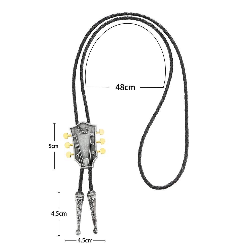 Japanese Brand Guitar Head Bolo Tie Size ONE SIZE - 4 Thumbnail