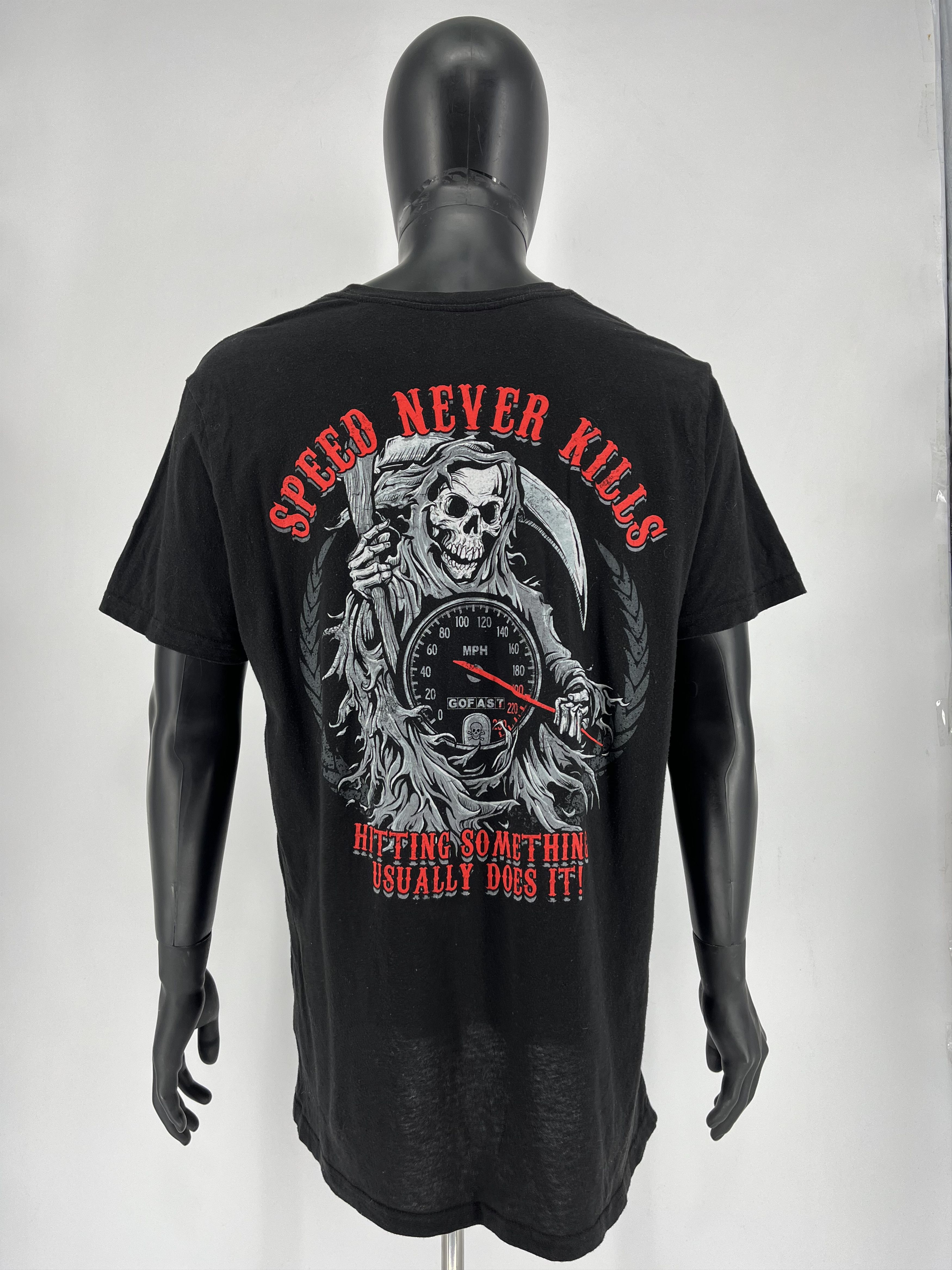 Harley Davidson Lethal Threat MOTORGEAR Skull Motorcycle Biker Speed Doesn’t Size US XL / EU 56 / 4 - 8 Thumbnail
