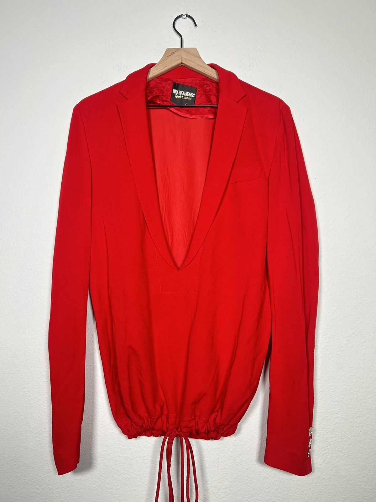 Dirk Bikkembergs Cinched Lapel blouse Size M / US 6-8 / IT 42-44 - 1 Thumbnail