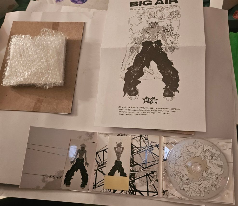 Drain Gang Ecco2K PXE CD 1st press w/poster+stickers Size ONE SIZE - 1 Thumbnail