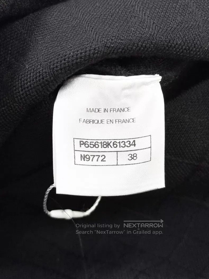 Chanel Chanel Lace stitching black and white color block knitted Size XS / US 0-2 / IT 36-38 - 6 Thumbnail
