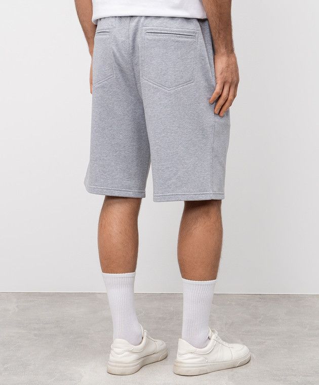 Brunello Cucinelli o1y0526 Short in Light Gray Size US 36 / EU 52 - 3 Thumbnail