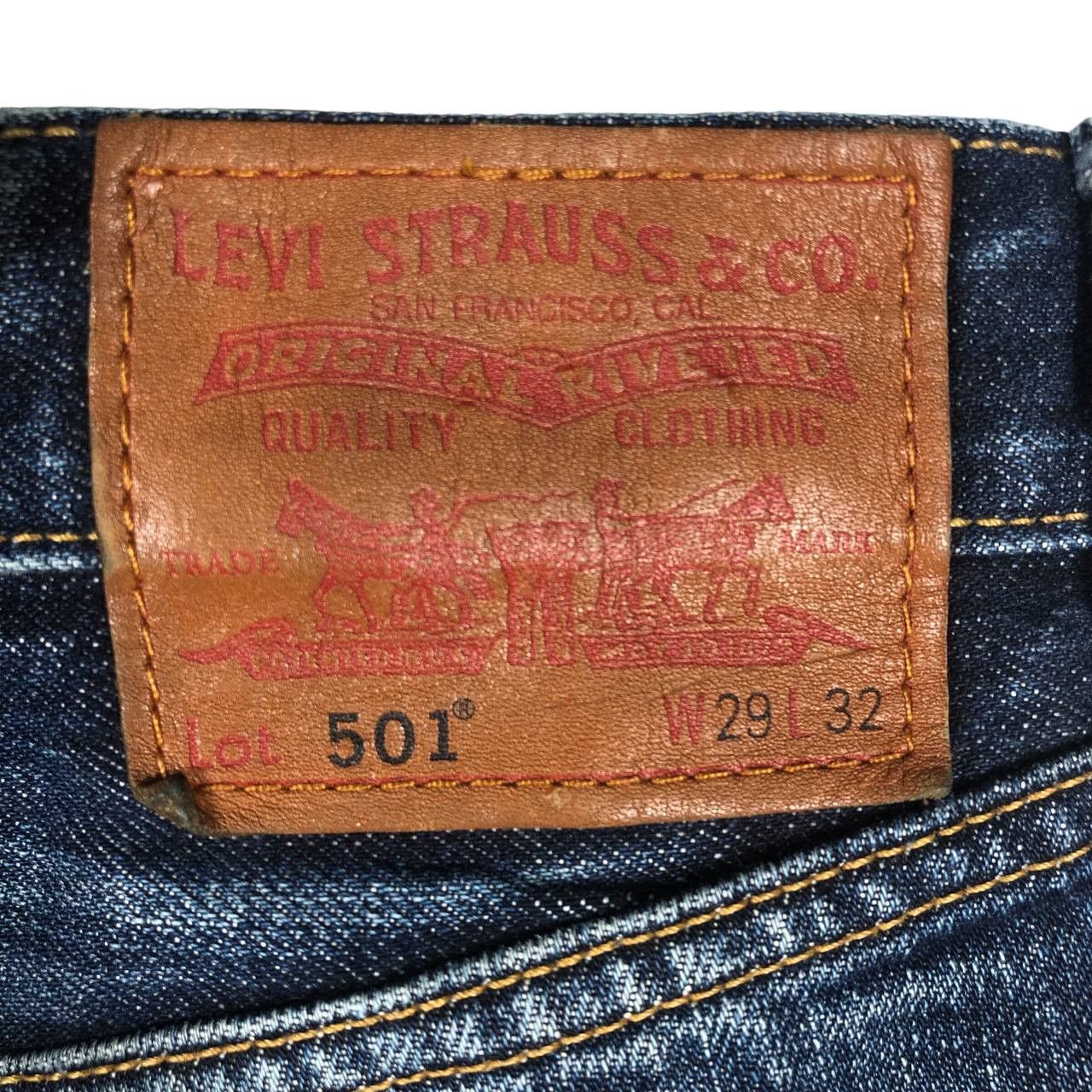 Jean × Levi's × Vintage Vintage Levi's Jeans 501 Distressed Jeans Size US 29 - 10 Thumbnail
