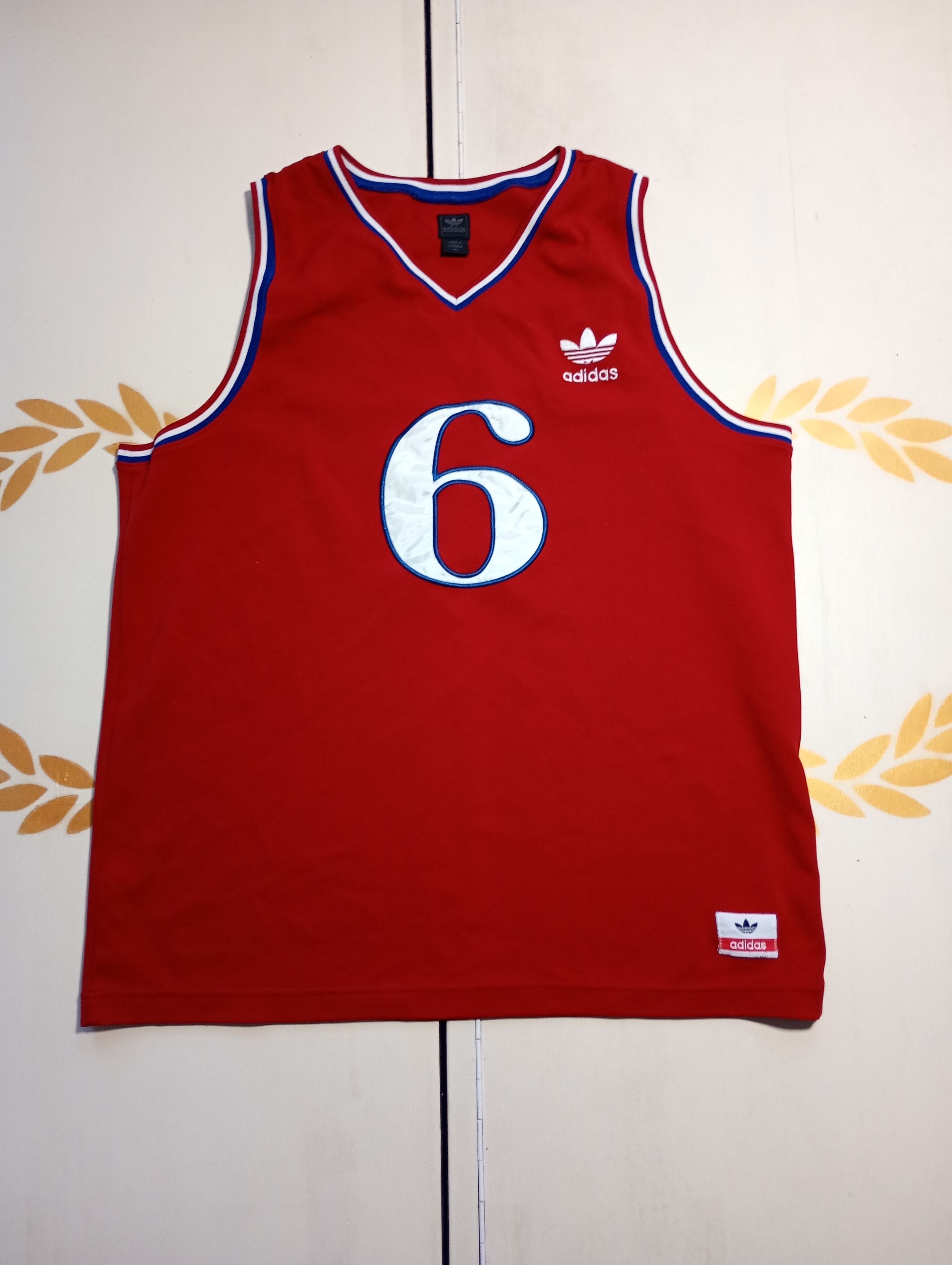 Adidas Adidas Juilius Erving Philadelphia 76ers Jersey 2002 Size US XL / EU 56 / 4 - 1 Thumbnail