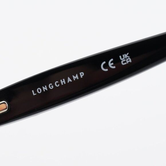 Longchamp Longchamp LO2716 001 Eyeglasses Black 54mm Rectangle Frame Size ONE SIZE - 3 Thumbnail
