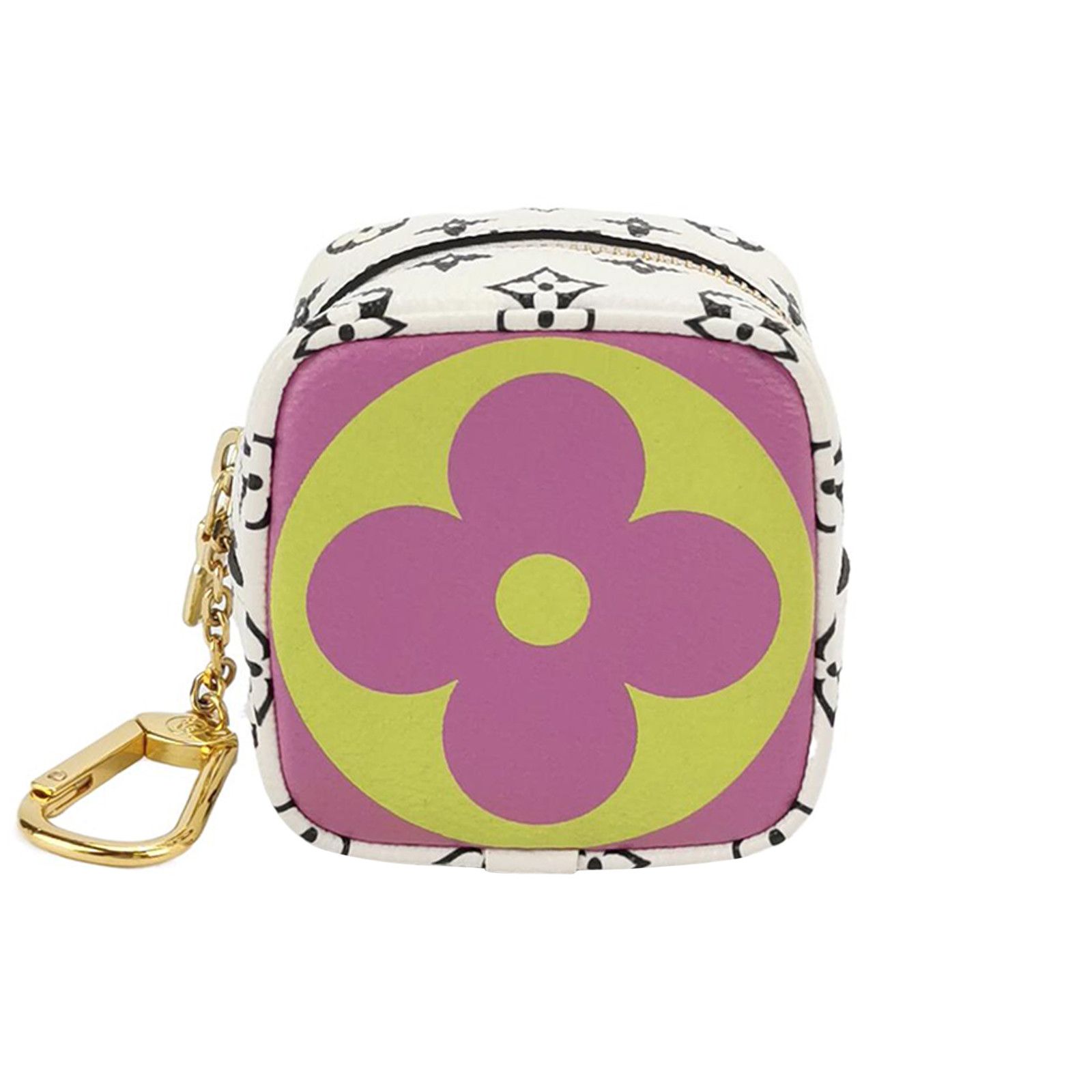 Louis Vuitton Louis Vuitton (LV) cube contrast color monogram coin purse Size ONE SIZE - 1 Thumbnail