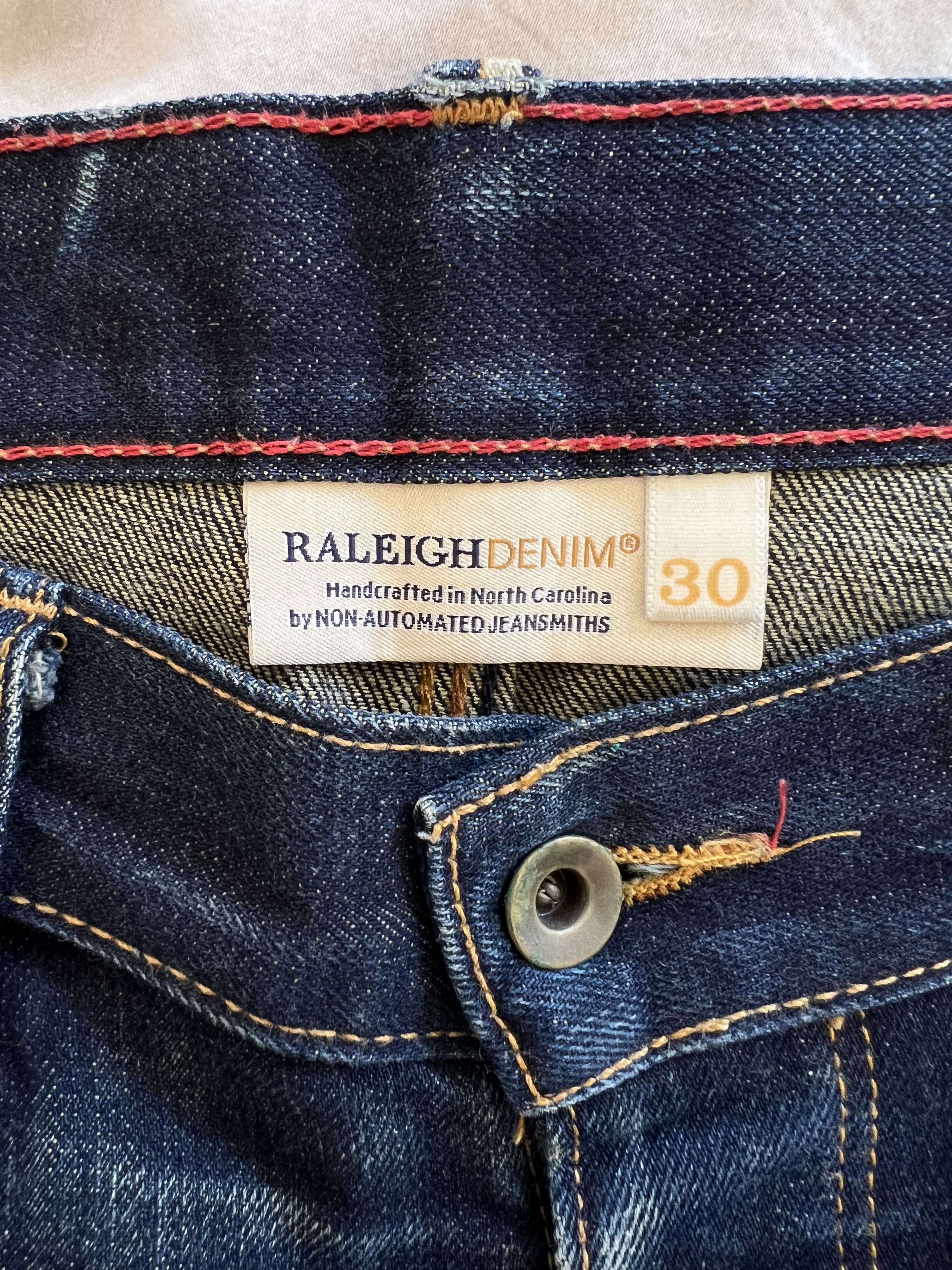 Raleigh Denim Raleigh Denim Jones Selvage Raw Jeans Size 30 Size US 30 / EU 46 - 3 Thumbnail