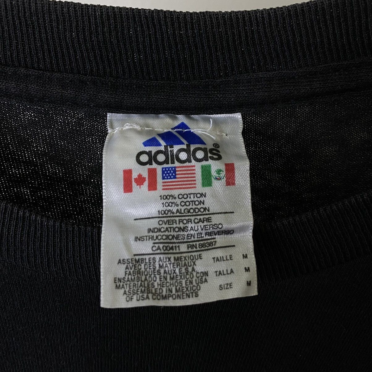 Adidas Vintage 1990s Adidas Wolfpack Soccer NSC Tee Size US XL / EU 56 / 4 - 3 Thumbnail