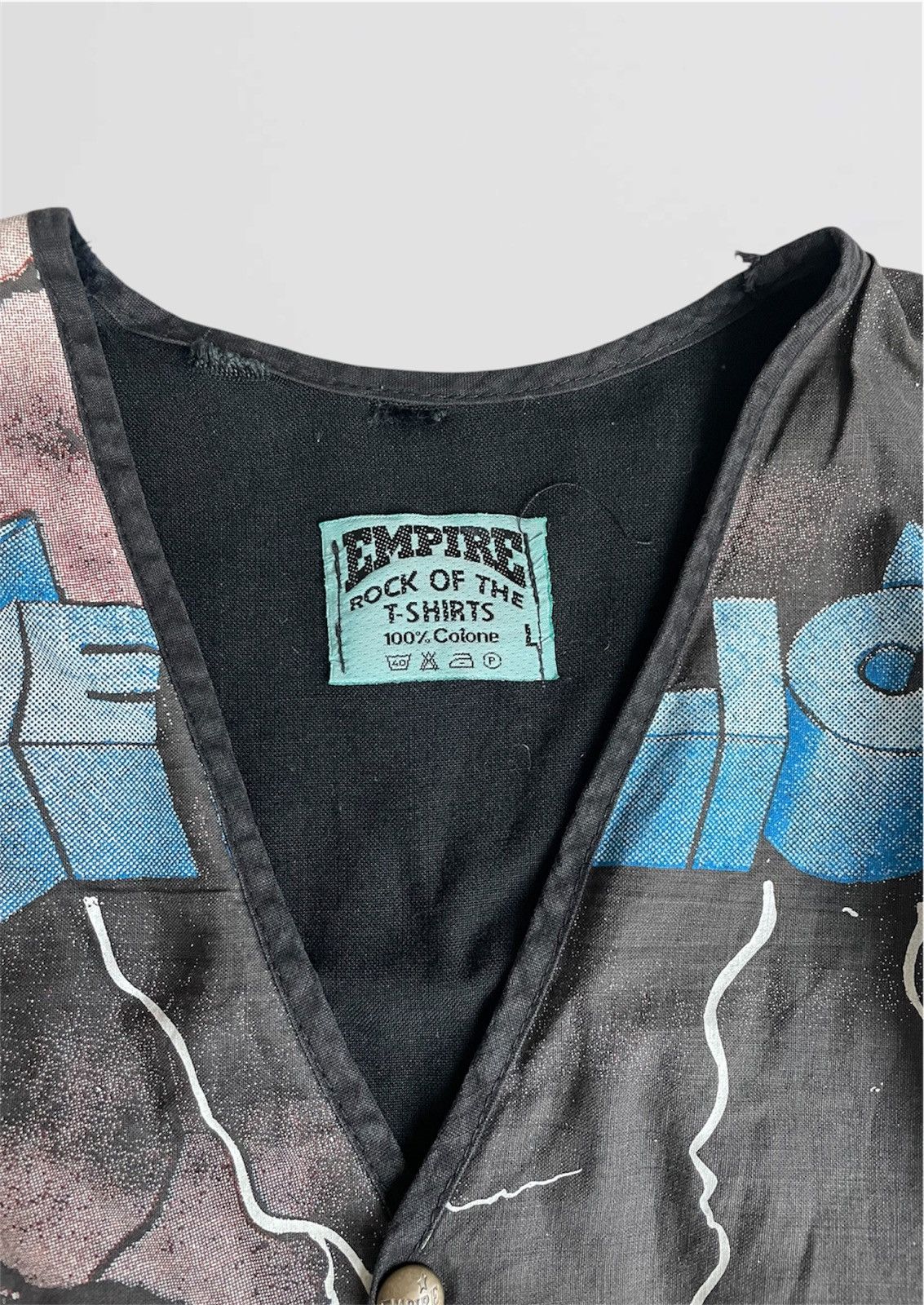 Vintage Rare Metallica Vest AOP Vintage Empire 90s Size US L / EU 52-54 / 3 - 5 Thumbnail