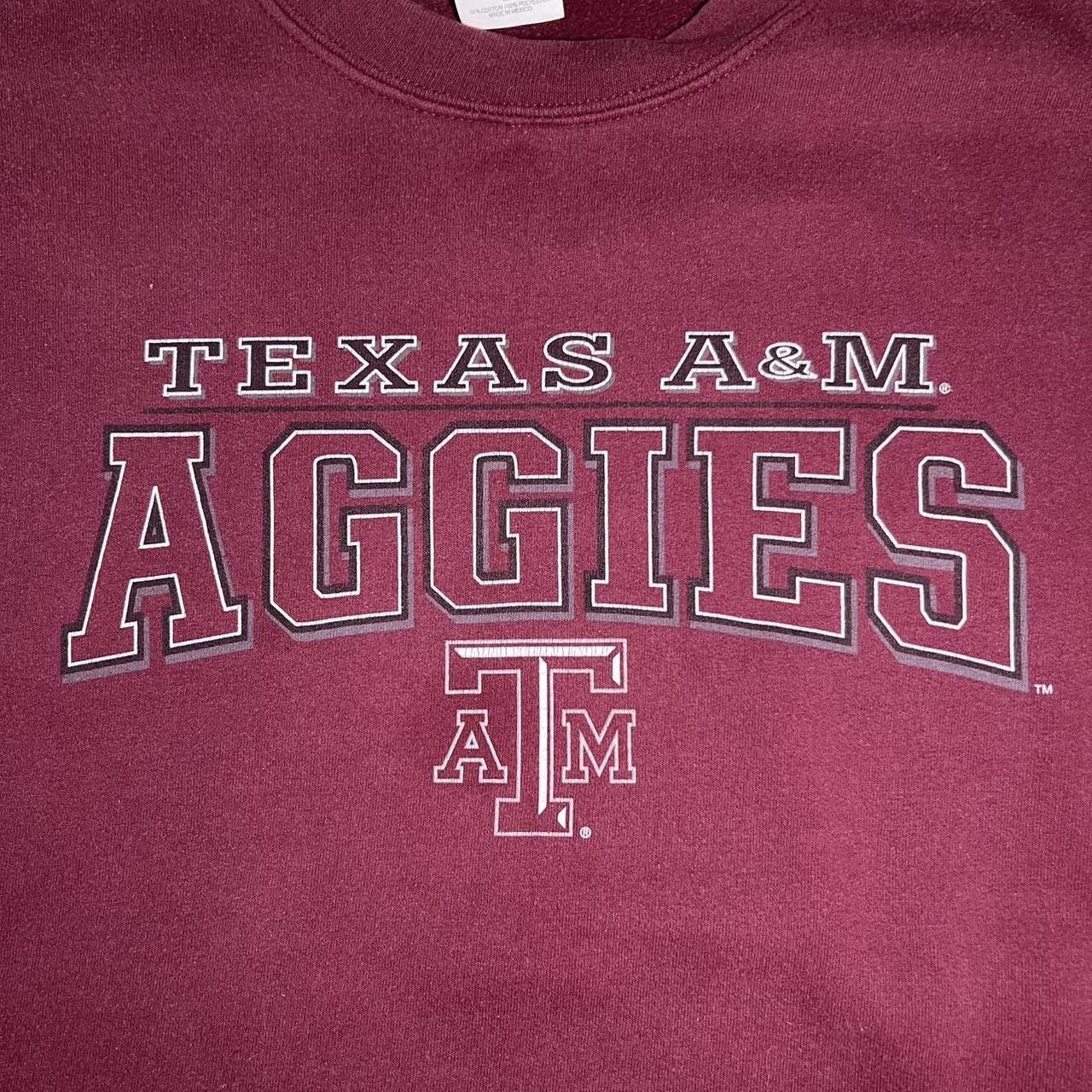 Gildan × Vintage Vintage Texas A&M Aggies Maroon Crewneck Size US XL / EU 56 / 4 - 4 Thumbnail