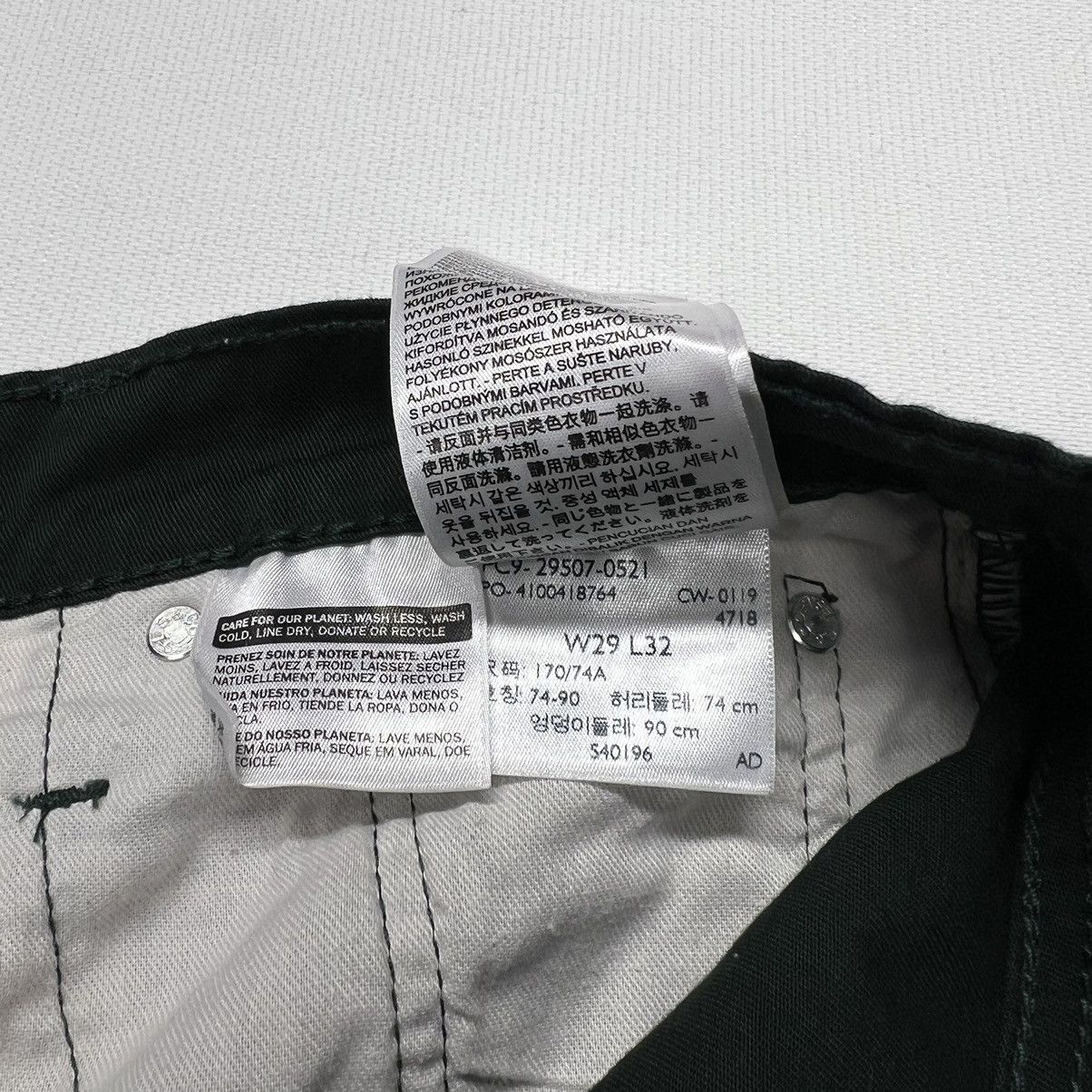 Levi's Levis Pants Green 502 Regular Taper Fit Pants Preppy Y2K Size US 29 - 13 Thumbnail