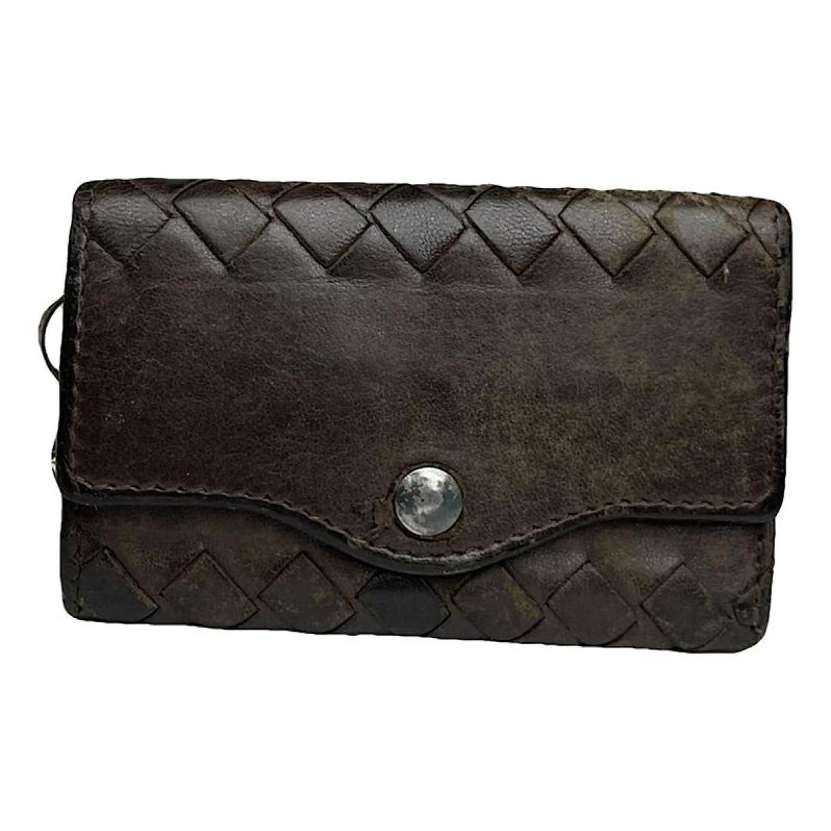 Bottega Veneta Brown Leather Purse Size ONE SIZE - 1 Thumbnail