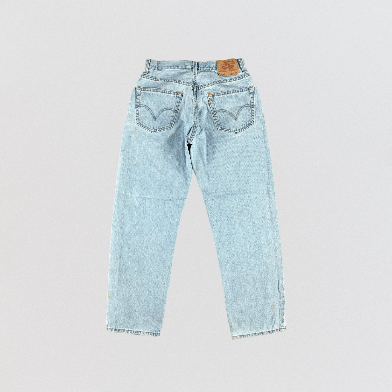 Levi's × Vintage Vintage Light Wash Levis 550 Baggy Jeans-JM3174 Size US 30 / EU 46 - 2 Thumbnail