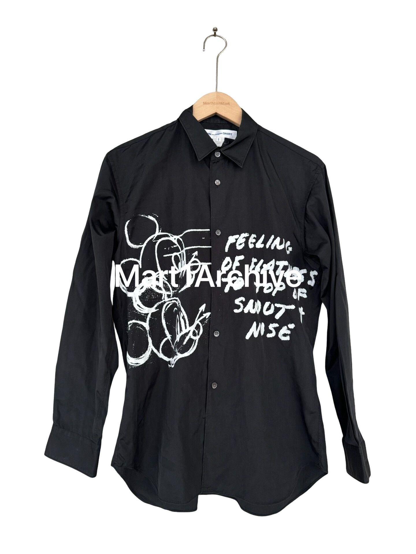 Comme des Garcons Comme Des Garçons Shirt x Disney Mickey Graffiti Shirt Size Size US S / EU 44-46 / 1 - 1 Thumbnail