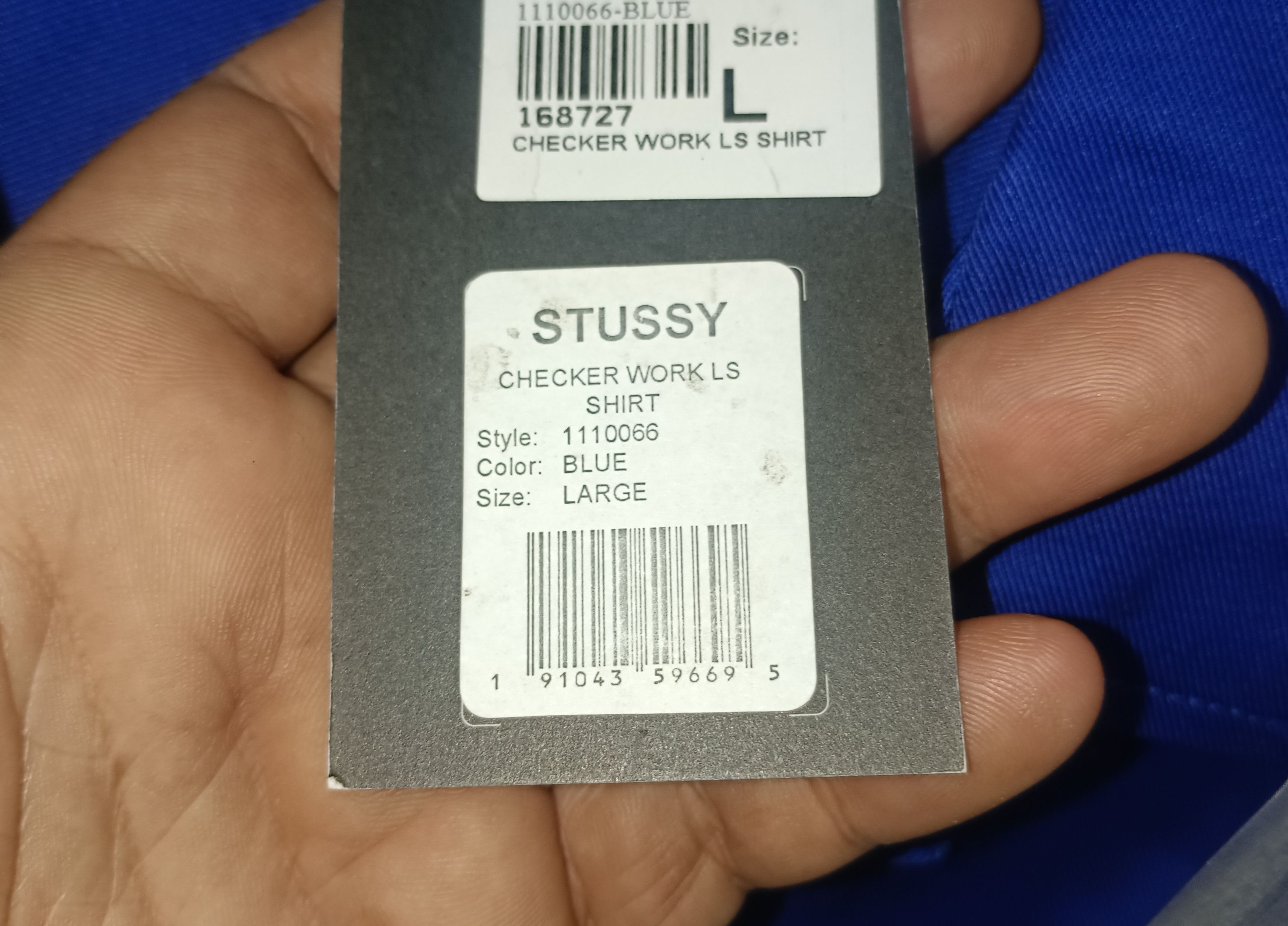Stussy × Vintage Vintage Stussy Racing Checker Work LS Shirt Jacket Size US L / EU 52-54 / 3 - 12 Thumbnail