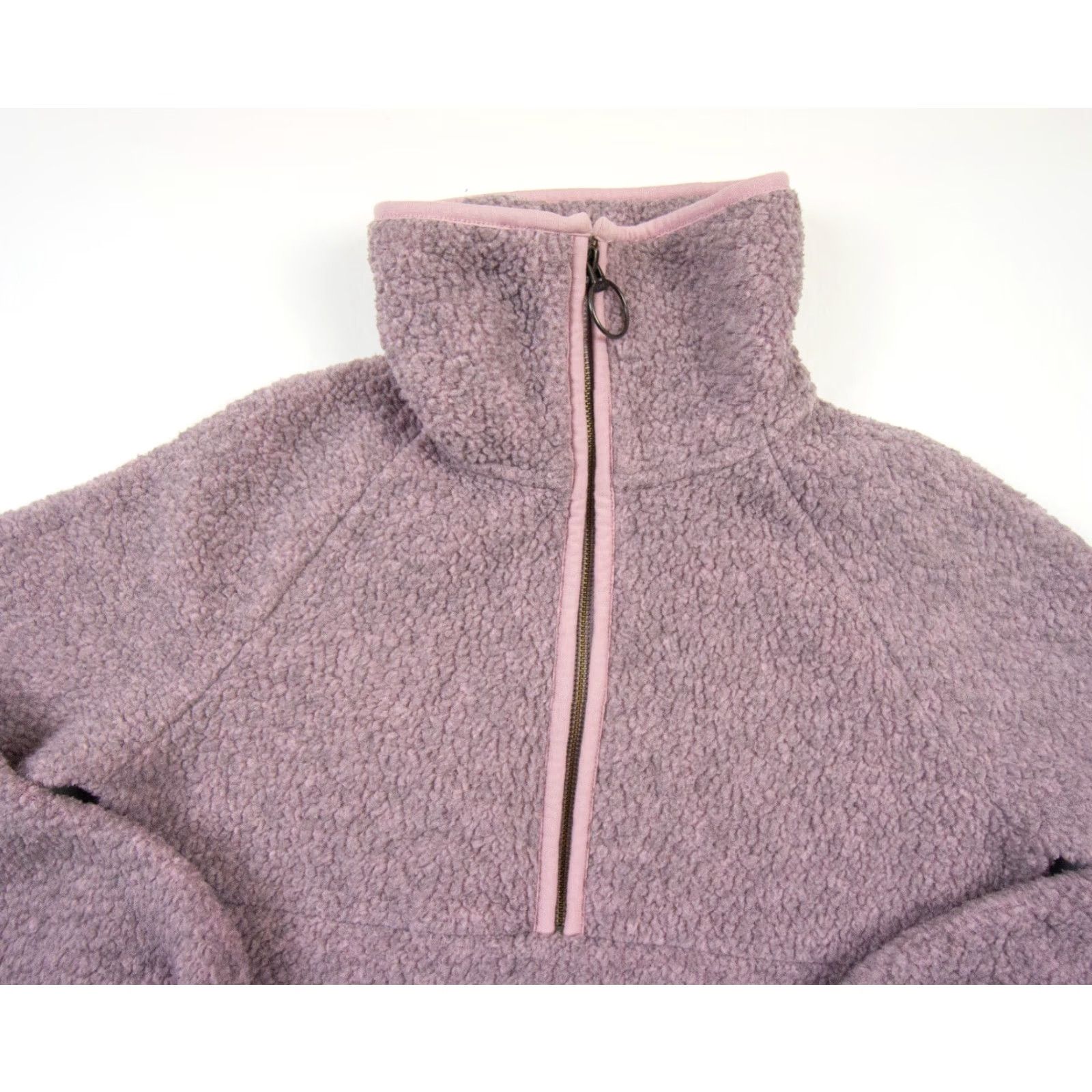 Madewell Madewell Womens XS Purple Fleece Zip Half Pullover Sweater Outdoors Nature Brand Ladies 1/2 Size XS / US 0-2 / IT 36-38 - 2 Thumbnail