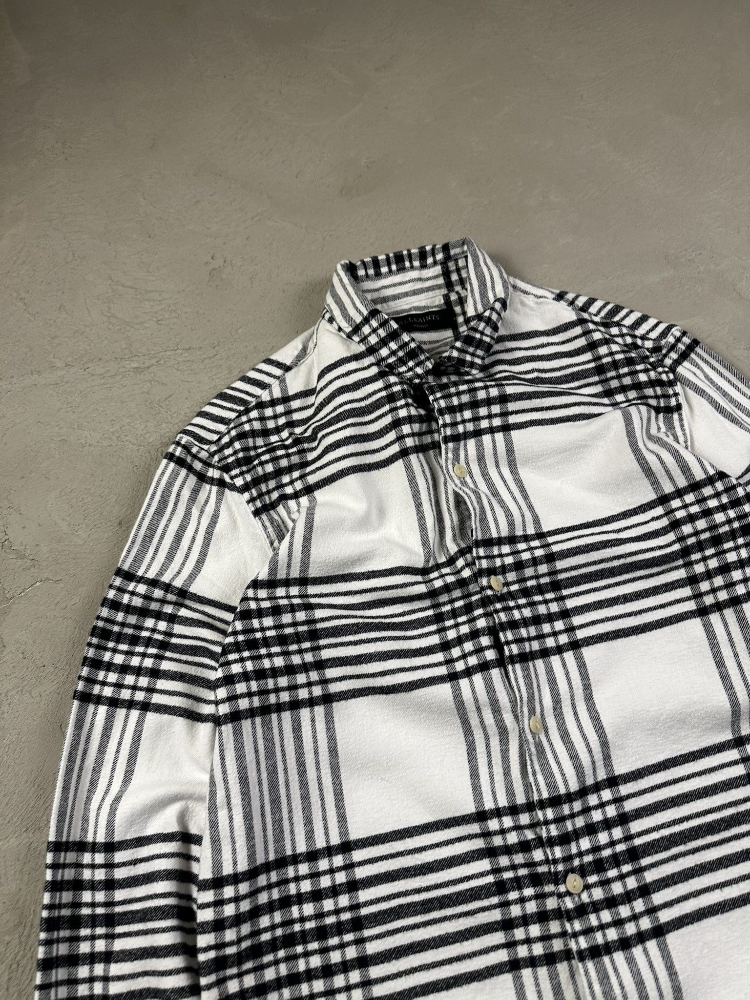 Allsaints Allsaints Checked Flannel Button Up Shirt Size US M / EU 48-50 / 2 - 6 Thumbnail