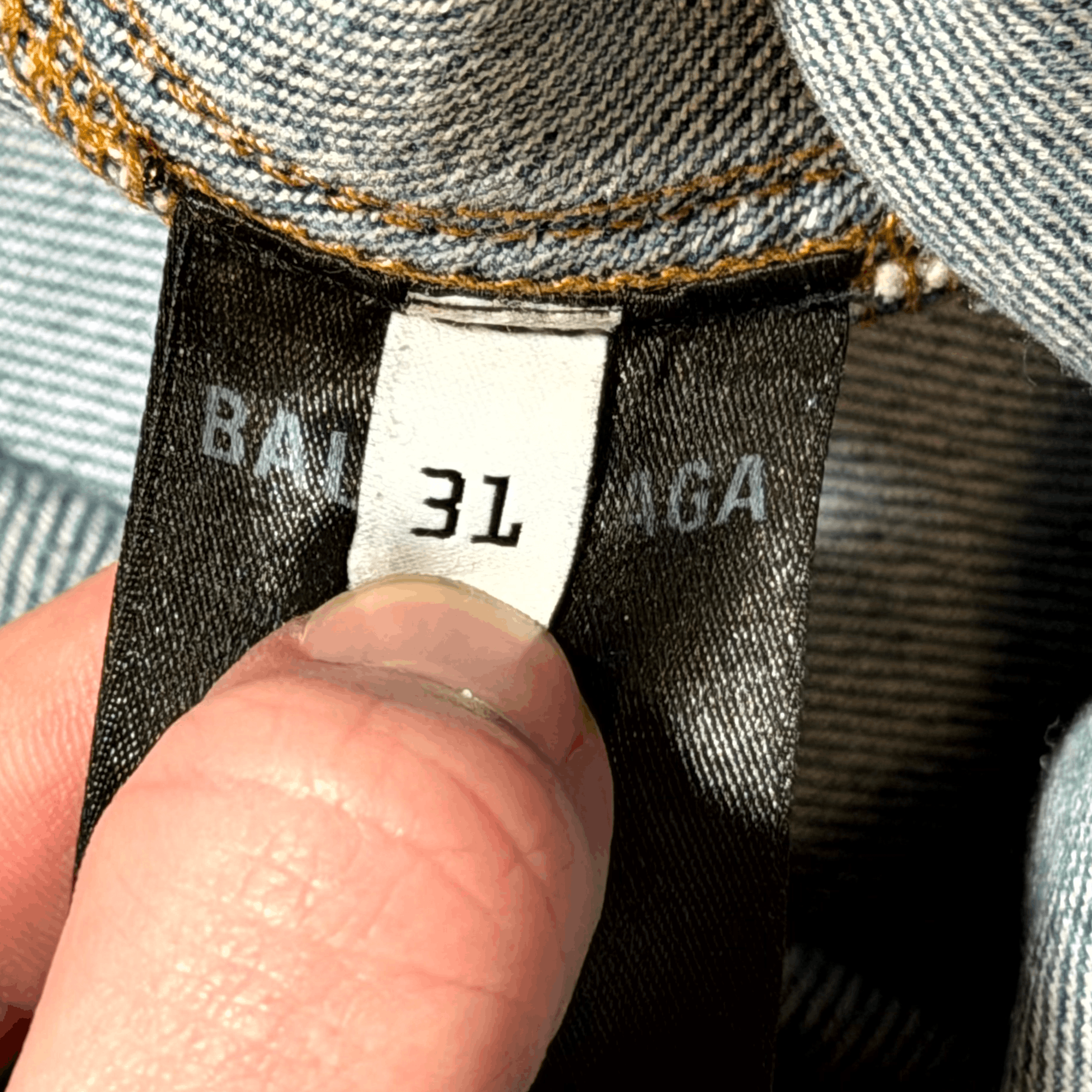 Balenciaga SS21 Balenciaga Script Raver Denim Size US 34 / EU 50 - 5 Thumbnail