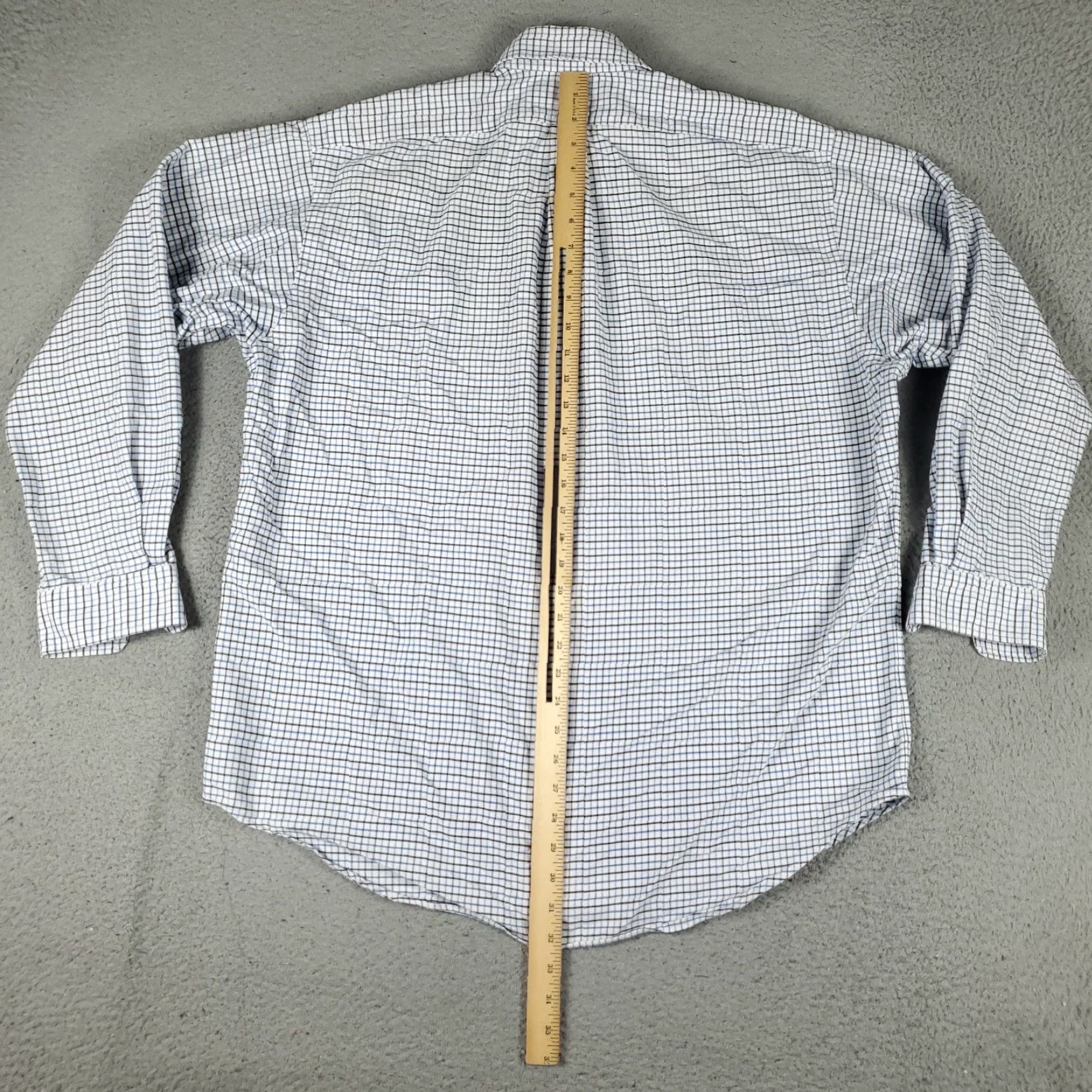 Ralph Lauren Ralph Lauren Casual Button-Up Shirt Mens Large Blue Check Long Sleeve Regular Fit Size US L / EU 52-54 / 3 - 4 Thumbnail