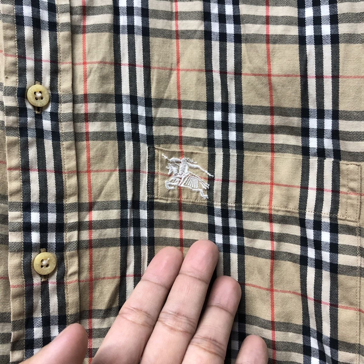 Burberry × Vintage Vintage Burberry Nova Plaid L/S Shirt Size US M / EU 48-50 / 2 - 3 Thumbnail